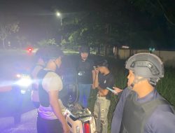 Patroli Malam Gencar Tim Raga Polres Kampar Kawal Keamanan Bangkinang, Antisipasi Balap Liar & Kenakalan Remaja