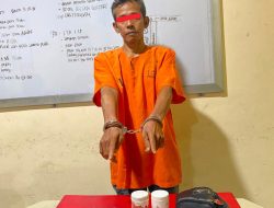 Polsek Tapung Tangkap Warga Bencah Kelubi, Sita 10.08 Gram Shabu