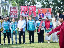 Bupati Kampar Resmi Buka Turnamen Sepak Bola Gala Desa se-Provinsi Riau