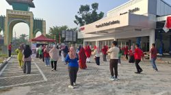 Sempena HUT RI ke 81, Agung Toyota Salo Gelar Event Senam Sehat Bersama Agung Toyota Salo