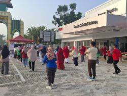 Sempena HUT RI ke 81, Agung Toyota Salo Gelar Event Senam Sehat Bersama Agung Toyota Salo