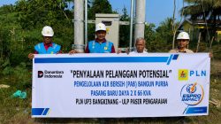 PLN Alirkan Listrik 2×66 kVA untuk Fasilitas Air Bersih di Rokan Hulu