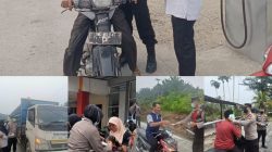 Polres Kampar & Polsek Jajaran Serentak Sebar 2.450 Masker di 13 Wilayah