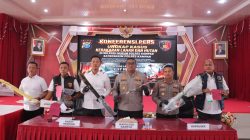 Polres Kampar Tangkap 4 Pelaku Pembakaran Karhutla dan Sebabkan 17 Hektar Lahan Terbakar di Kecamatan Tambang
