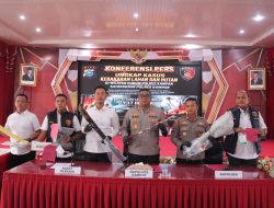 Polres Kampar Tangkap 4 Pelaku Pembakaran Karhutla dan Sebabkan 17 Hektar Lahan Terbakar di Kecamatan Tambang