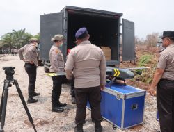 Teknologi Jadi Kunci: Polri Uji Drone Pemadam Api di Lokasi Rawan Karhutla Kabupaten Kampar