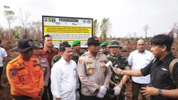 Pasang Plang Tegas di Rimbo Panjang: Area Bekas Karhutla Jadi Kawasan Penegakan Hukum