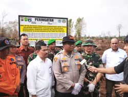 Pasang Plang Tegas di Rimbo Panjang: Area Bekas Karhutla Jadi Kawasan Penegakan Hukum