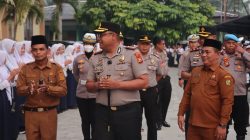 Green Poliching di SMPN 01 Bangkinang: Kapolres Kampar Tanam Pohon & Tanamkan Cinta Alam Sejak Dini