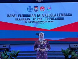 Ketua TP PKK, Dekranasda dan TP Posyandu Kampar Hadiri Rapat Nasional se Indonesia Bagian Barat