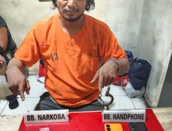 Satresnarkoba Polres Kampar Tangkap Pelaku Narkoba di Kelurahan Langgini