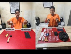 Satresnarkoba Polres Kampar Sikat Dua Pengedar Narkoba, Sita Shabu & Pil Ekstasi