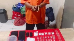 Polsek Tapung Tangkap Warga Tanjung Sawit, Sita 31.41 Gram Shabu
