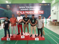 Open Turnamen Domino ORADO 101 Piala Panglima TNI Sukses Digelar, Pasangan kalapas Bangkinang Raih Juara Pertama