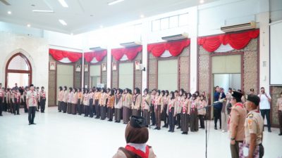 Kwarcab Kampar Gelar Apel Peringatan Hari Pramuka Ke-65  2026