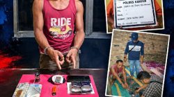 Unit Reskrim Polsek Siak Hulu Ringkus Seorang Pengedar Shabu di Desa Kepau Jaya