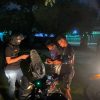 9 Personel Polres Kampar, Gerak Malam Pantau Titik Rawan Hingga Gerbang Tol