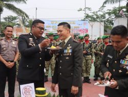 HUT TNI Ke 81, Surprise Kapolres Kampar Kepada Kodim 0313/KPR