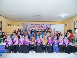 Wabup Kampar Buka Sosialisasi UU PKDRT & Pelatihan Pembuatan Sabun Cuci Piring di Tapung