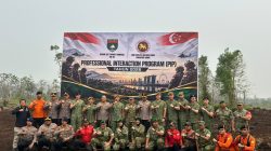 Kapolres Kampar Hadiri Simulasi Pemadaman Karhutla Bersama TNI & Angkatan Bersenjata Singapura