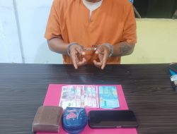 Warga Desa Bandar Picak Ditangkap Polsek XIII Koto Kampar, Amankan Shabu 1.25 Gram