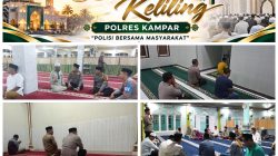 Kapolres Kampar Ajak Jajaran Sholat Subuh Berjamaah di 5 Titik Wilayah