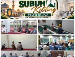 Kapolres Kampar Ajak Jajaran Sholat Subuh Berjamaah di 5 Titik Wilayah