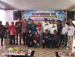 Kasi Humas Polres Kampar Hadiri Konferensi VIII PWI Kabupaten Kampar