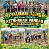 Dukung Swasembada Pangan 2026, Kapolsek Kampar Kiri Bersama Kelompok Tani Toeroba Berkah Tanam Jagung di Desa Kuntu