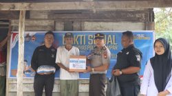 Kasi Humas Polres Kampar, Berbagi Dihari Jadi Humas Polri Ke-75