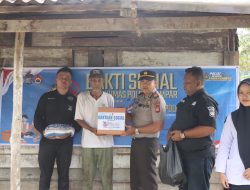 Kasi Humas Polres Kampar, Berbagi Dihari Jadi Humas Polri Ke-75