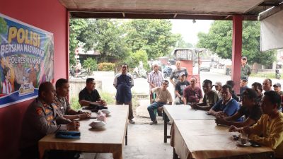 Polisi Bersama Masyarakat: Dari Kedai Jadi Tempat Berbagi Aspirasi dan Pesan Keamanan