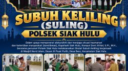 Perkuat Kedekatan dengan Masyarakat, Kapolsek Siak Hulu Gelar Sholat Subuh Keliling di Masjid Nurul Islam Desa Baru