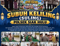 Perkuat Kedekatan dengan Masyarakat, Kapolsek Siak Hulu Gelar Sholat Subuh Keliling di Masjid Nurul Islam Desa Baru