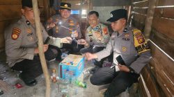 Cegah Penyalahgunaan Narkoba, Polsek Bangkinang Barat Razia Lokasi Dugaan Sarang Narkotika di Desa Silam