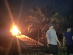 Kapolsek Kuantan Tengah Melakukan Penindakan Terhadap Aktivitas PETi
