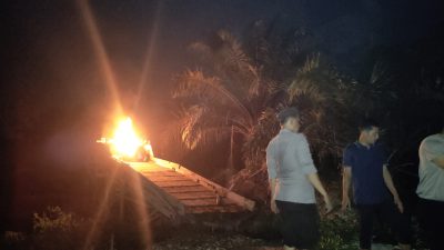 Kapolsek Kuantan Tengah Melakukan Penindakan Terhadap Aktivitas PETi