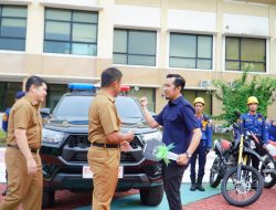 Bupati Kampar Serahkan Mobil Rescue Damkar
