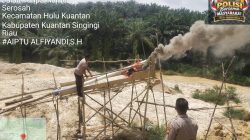 Polsek Kuantan Tengah Musnahkan Dua PETi ilegal Jenis Asbuk