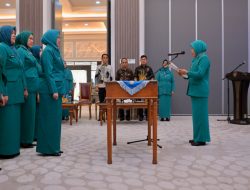 Ketua TP PKK Kampar Lantik Ketua TP PKK Kecamatan Dan Kukuhkan Bunda Kecamatan Se Kab. Kampar  2026